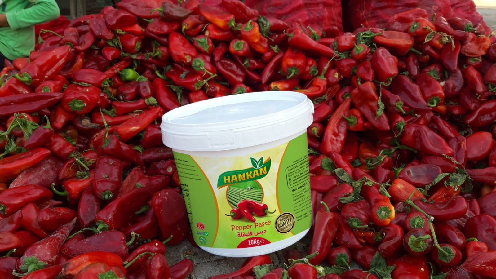 Product image - produced by fresh red pepper , packing in 5kg, 10kg, Packing can be made as desired by the customer